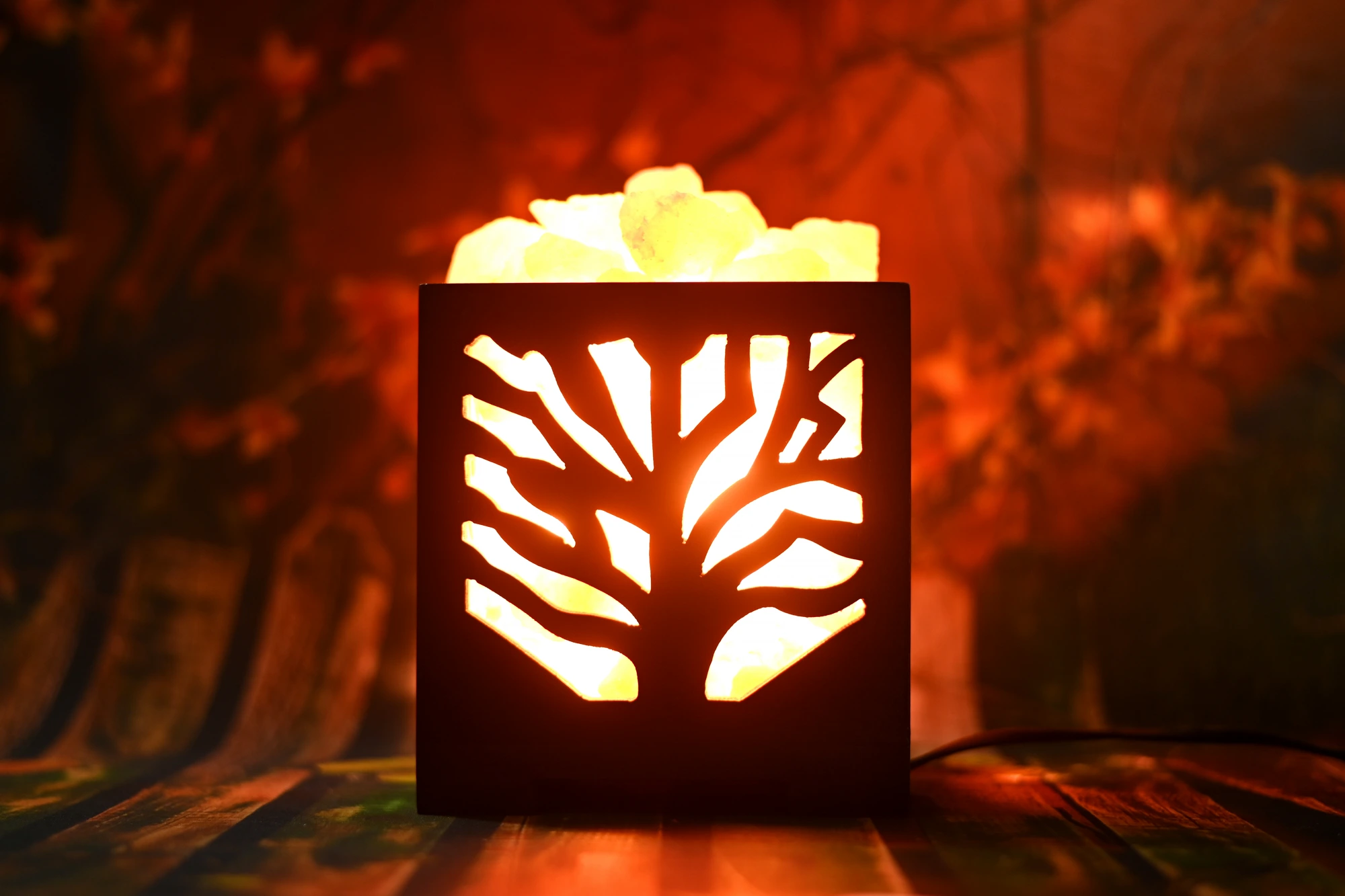 Tree of Life Salt Lamp view 2