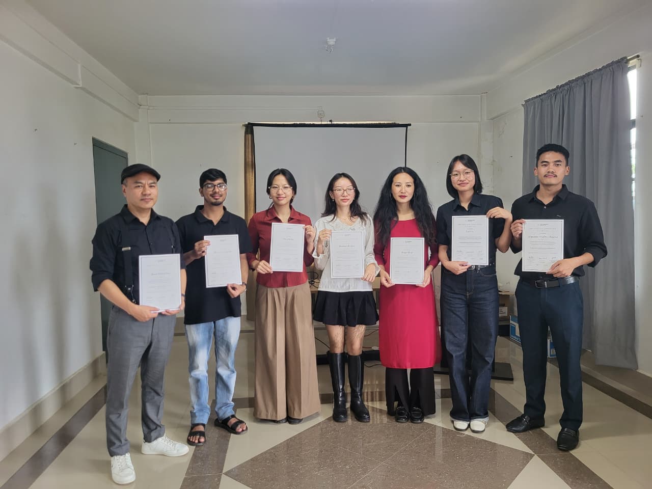 2026 SAS Summer School successful participants with the Research Director and Programme Coordinator