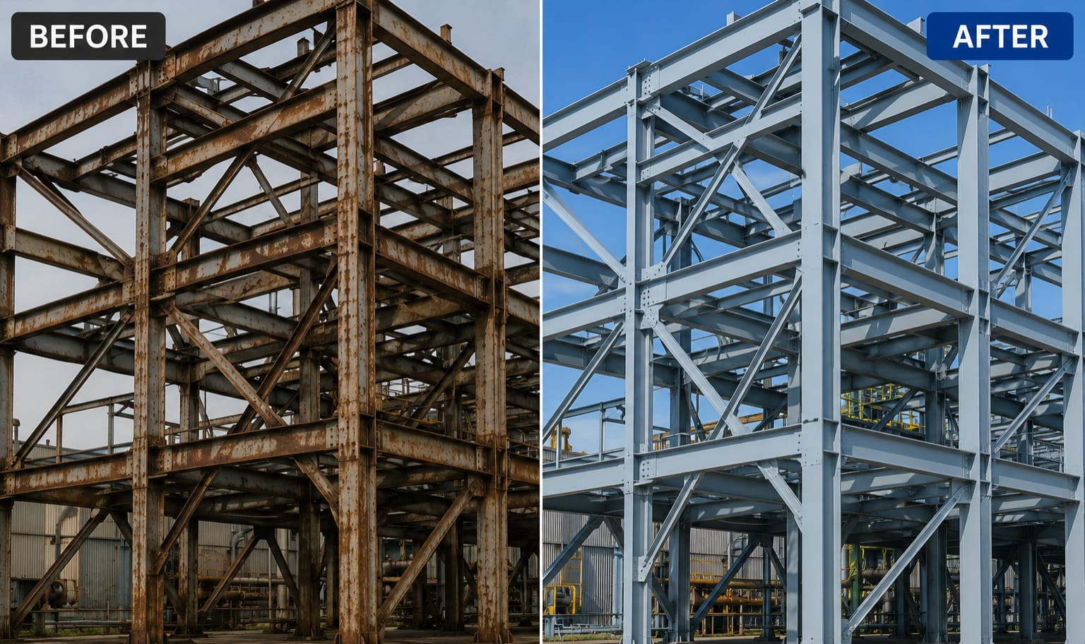 Steel Frame Protective Coating
