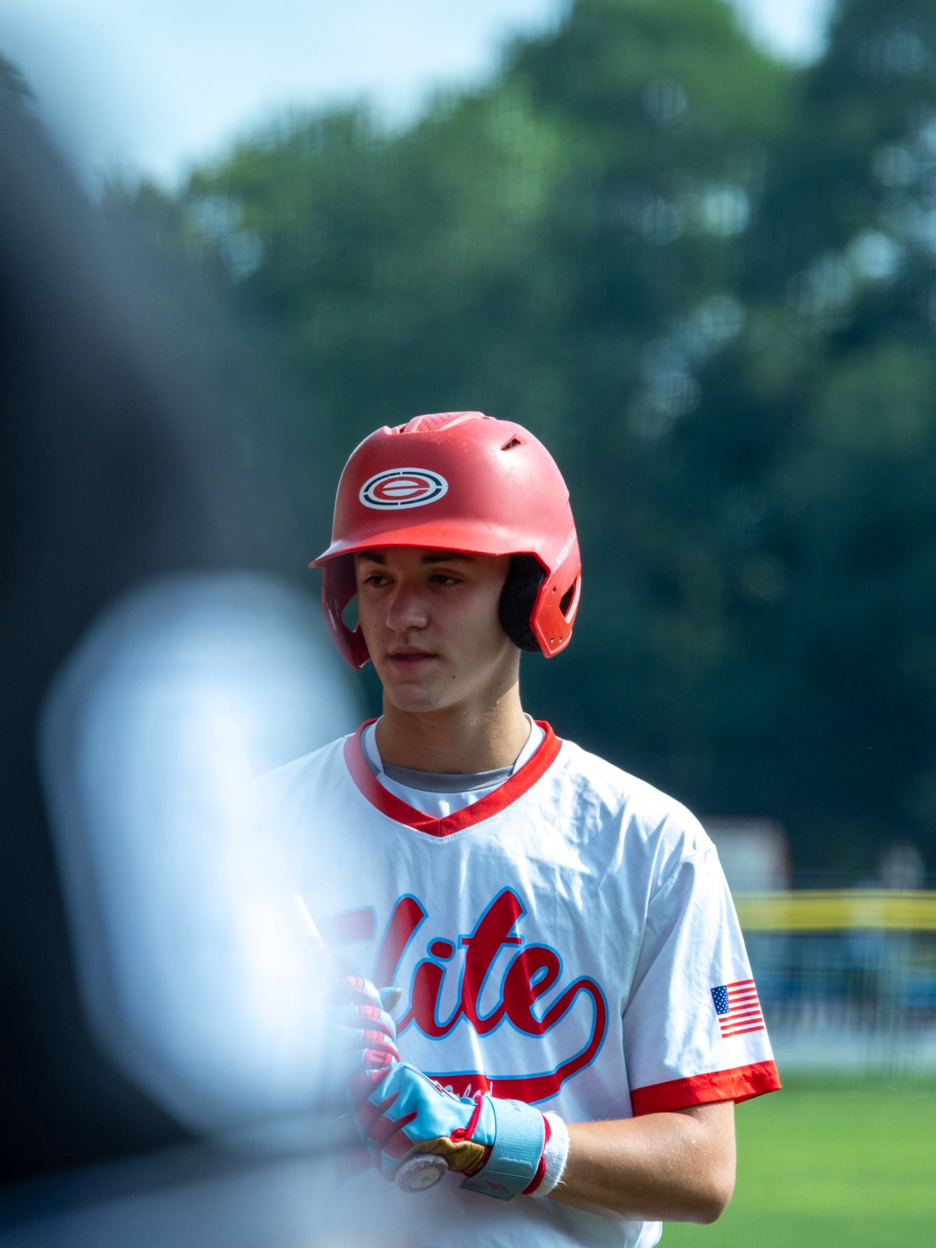 Red Helmet Focus
