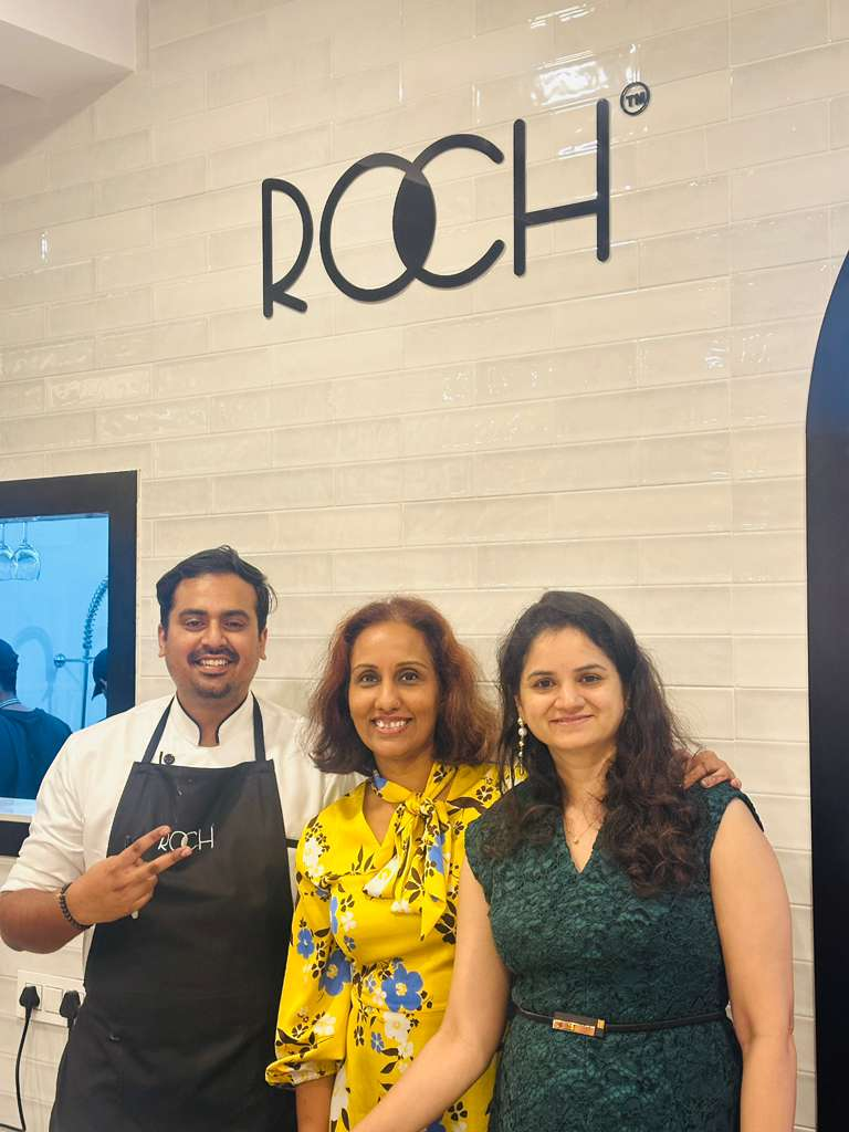 Bhavani with Chef Rohit at ROCH Chef’s Table