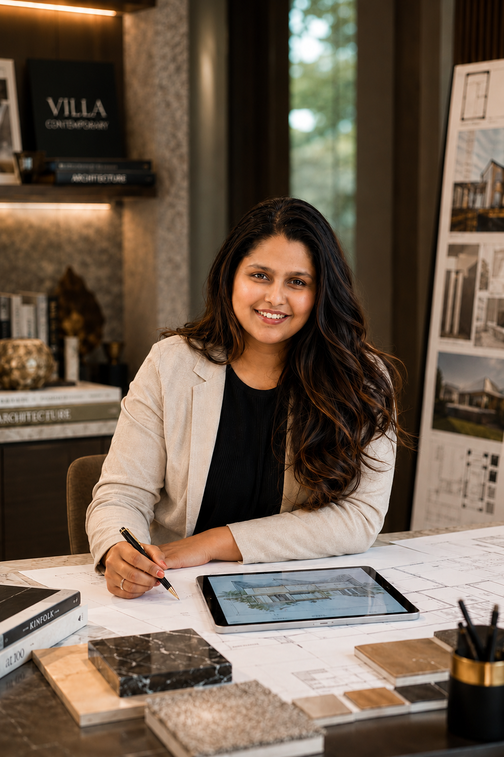 Epeeka, founder of Studio of EMA, in her design studio