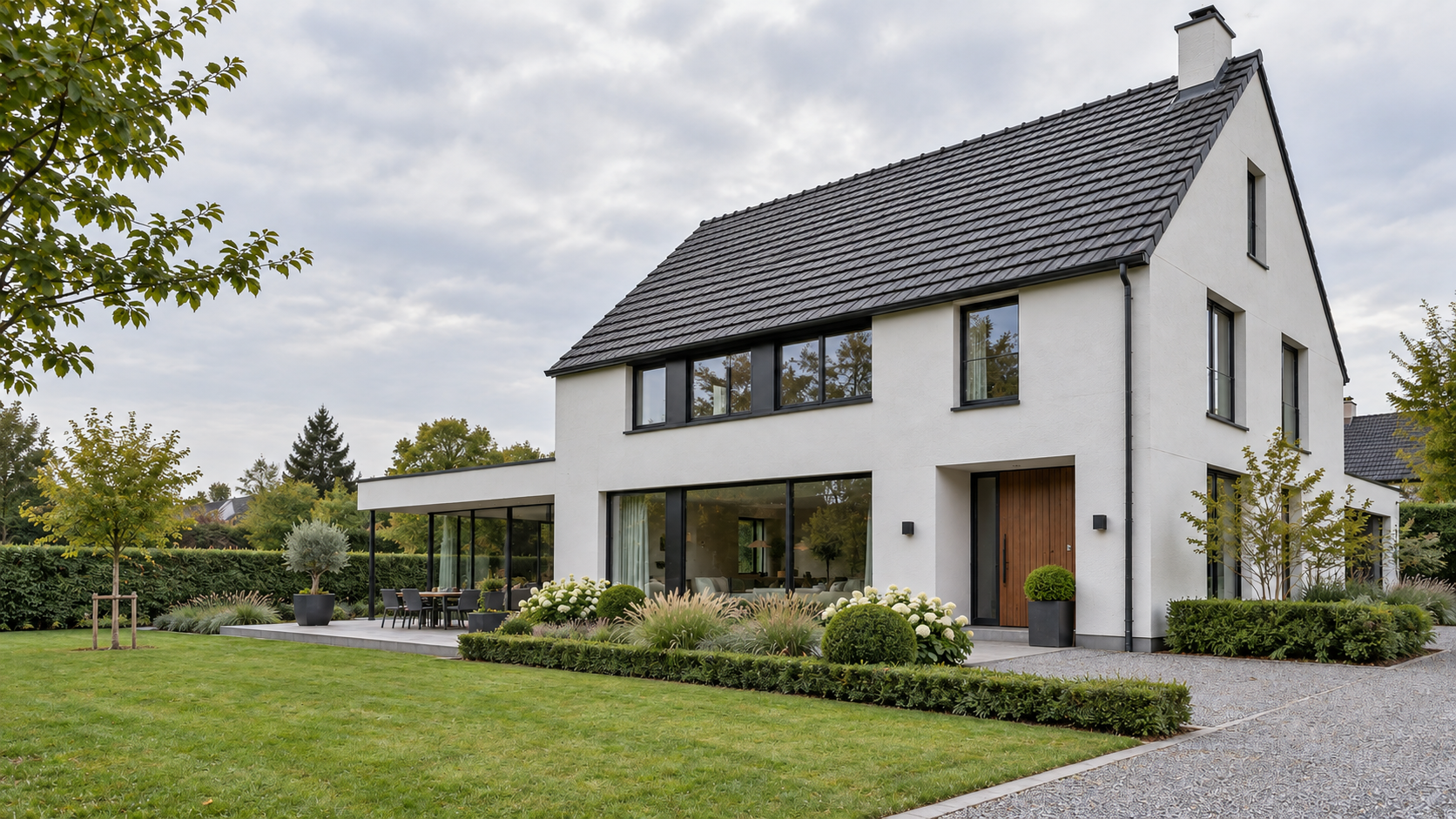 Verzorgde woning met net dak en tuin