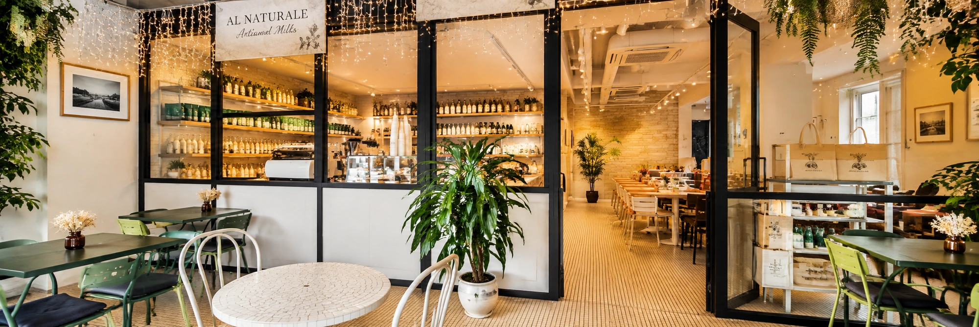 Al Naturale café interior in St Kilda