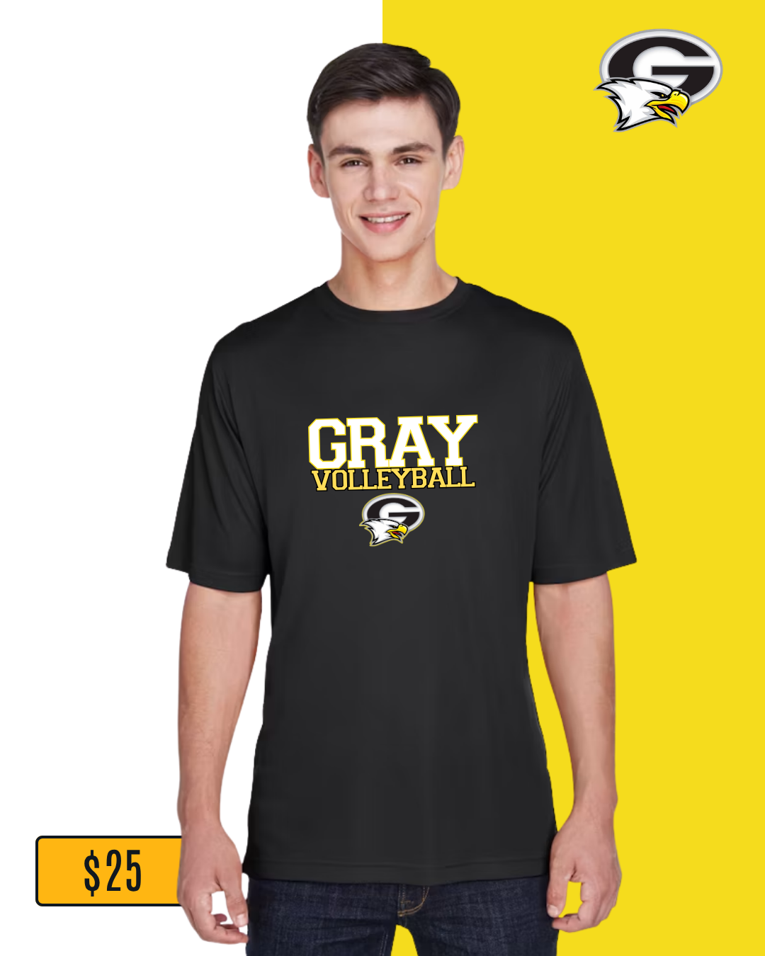 Black • GRAY Volleyball