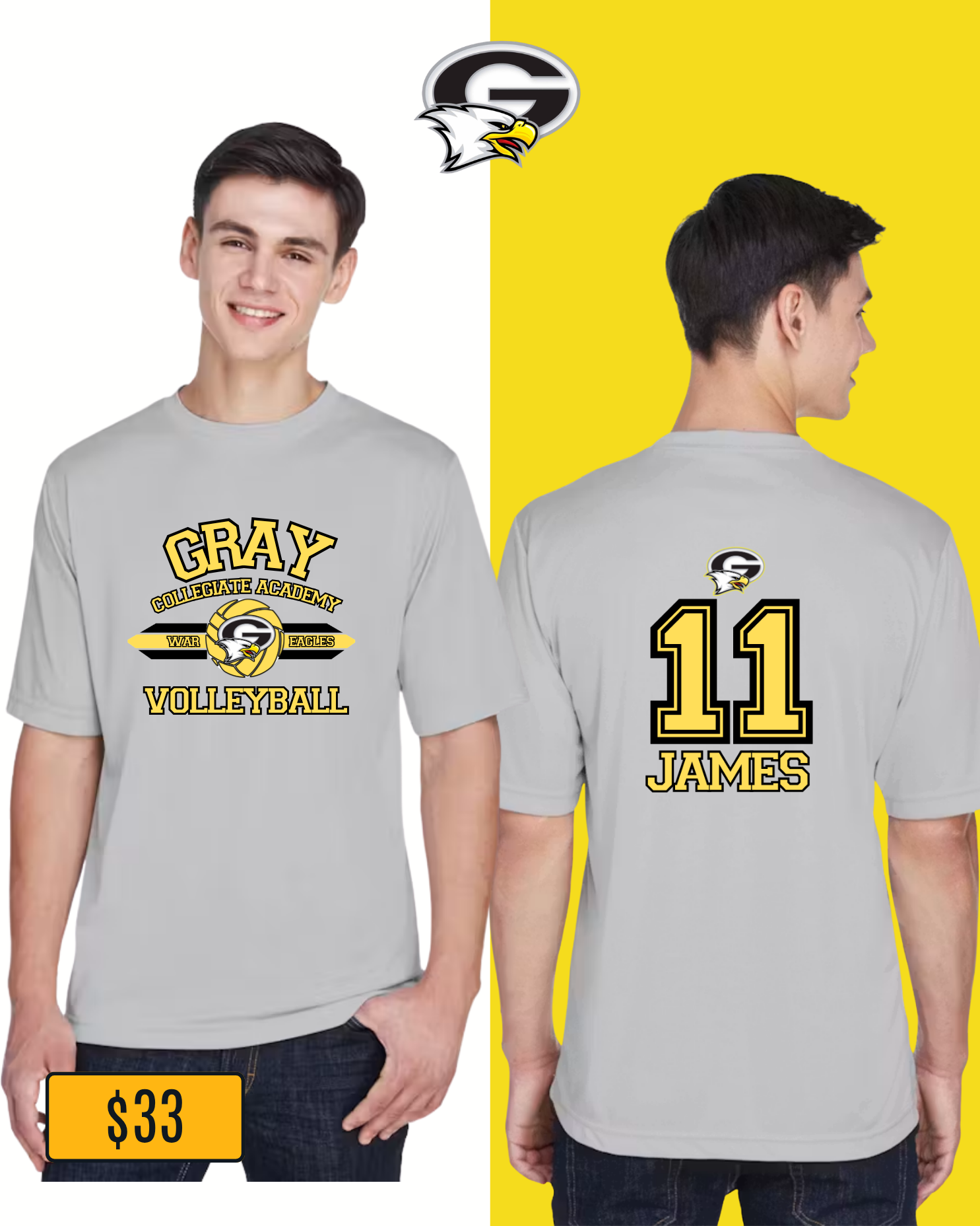 Custom Name & Number