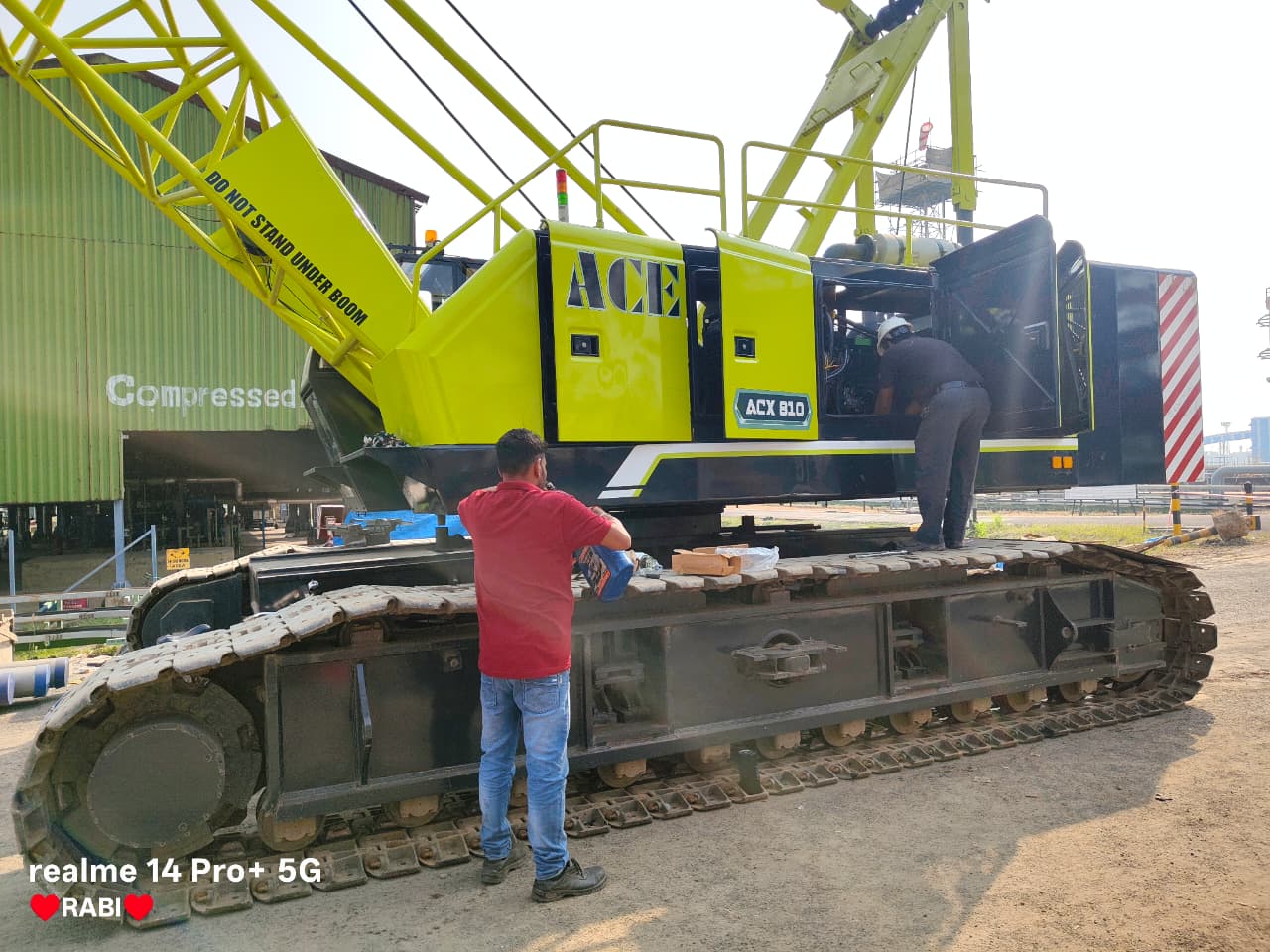 ACE ACX 810 crawler crane — 80 ton