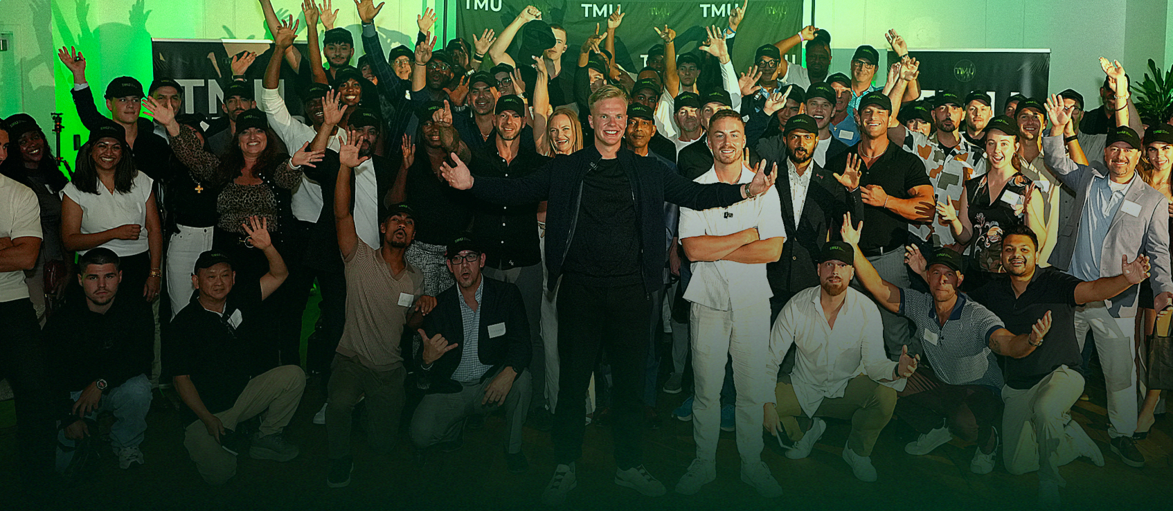 The Matrix Unlocked community at a private in-person event