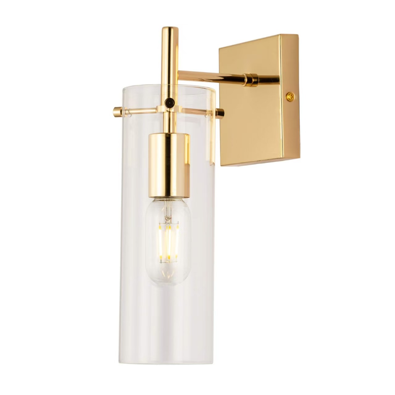 Wall sconce — Black & gold