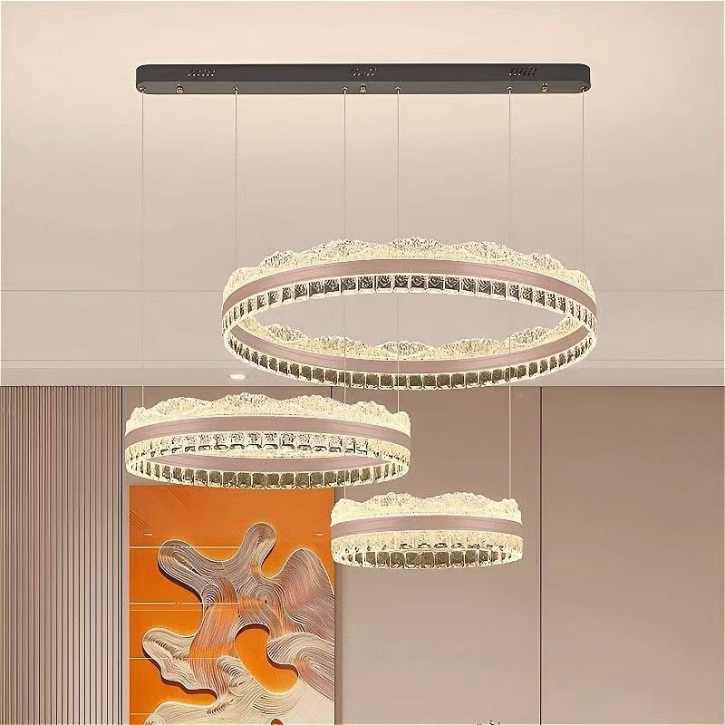 Crystal chandelier — 3 rings