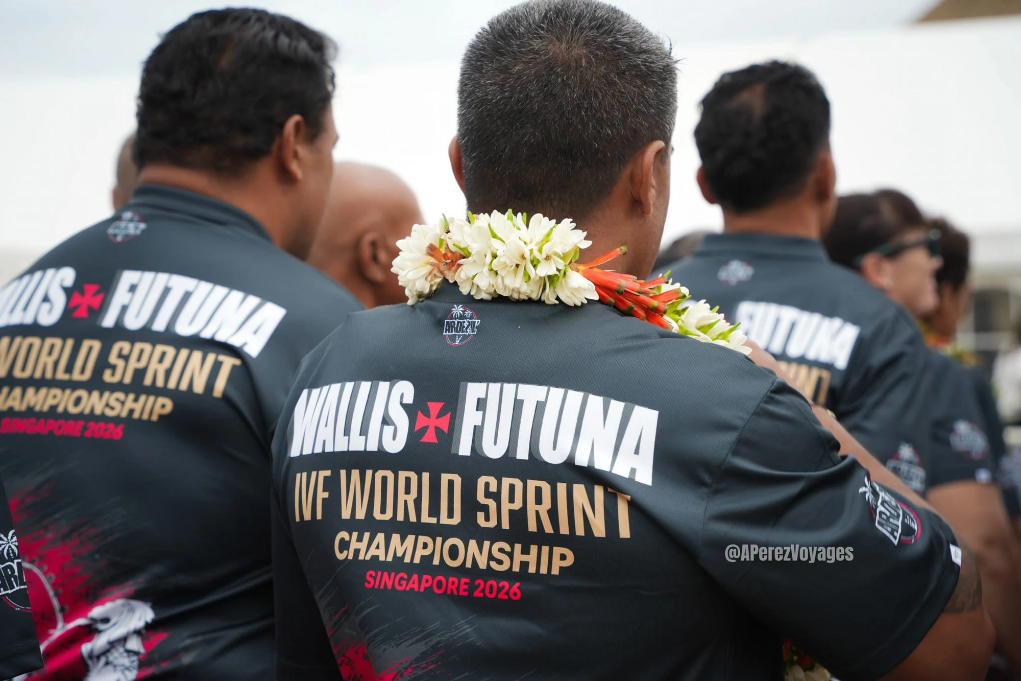 Polo de défilé — Délégation de rame Wallis & Futuna