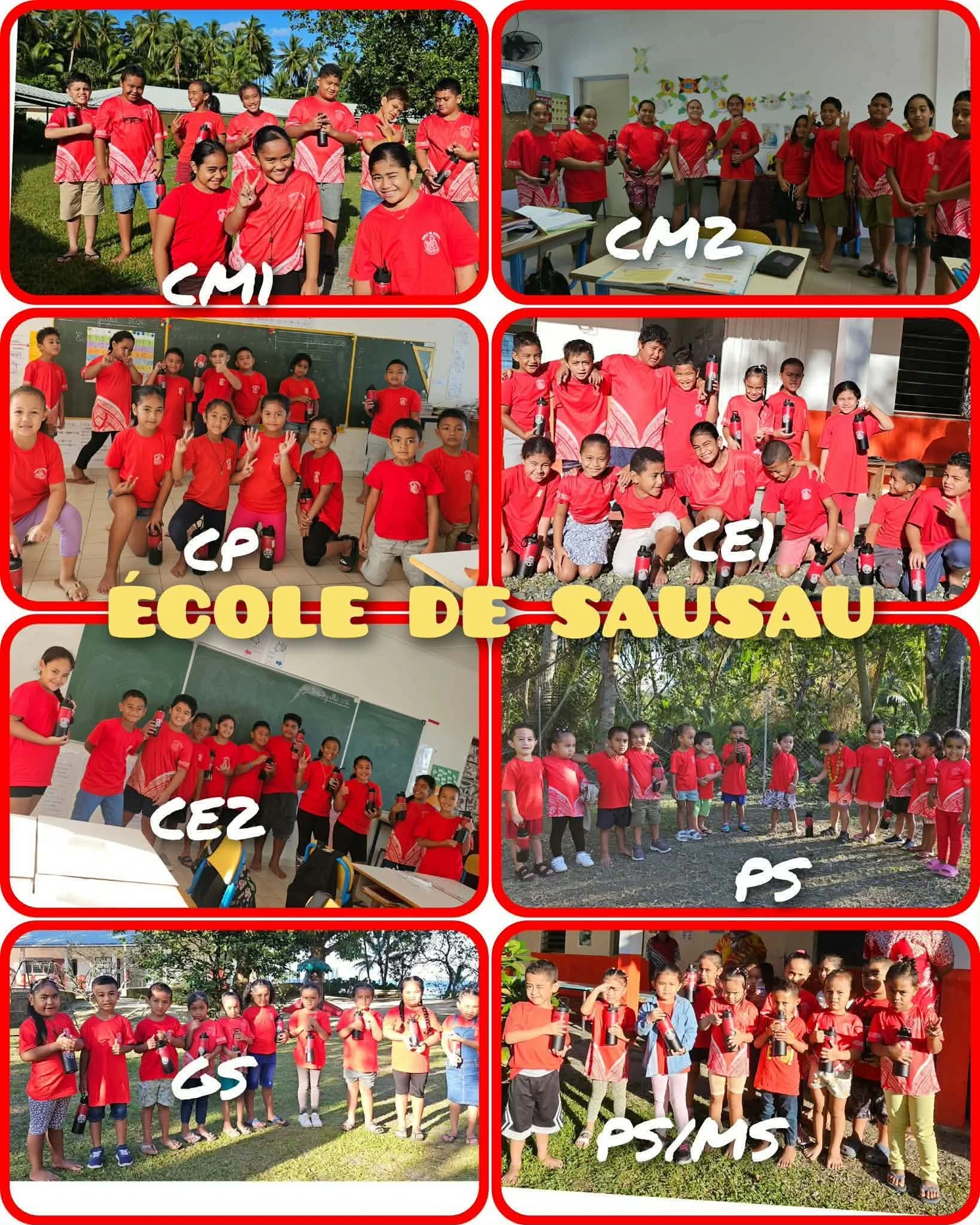 T-shirts enfants — École de Sausau, Futuna