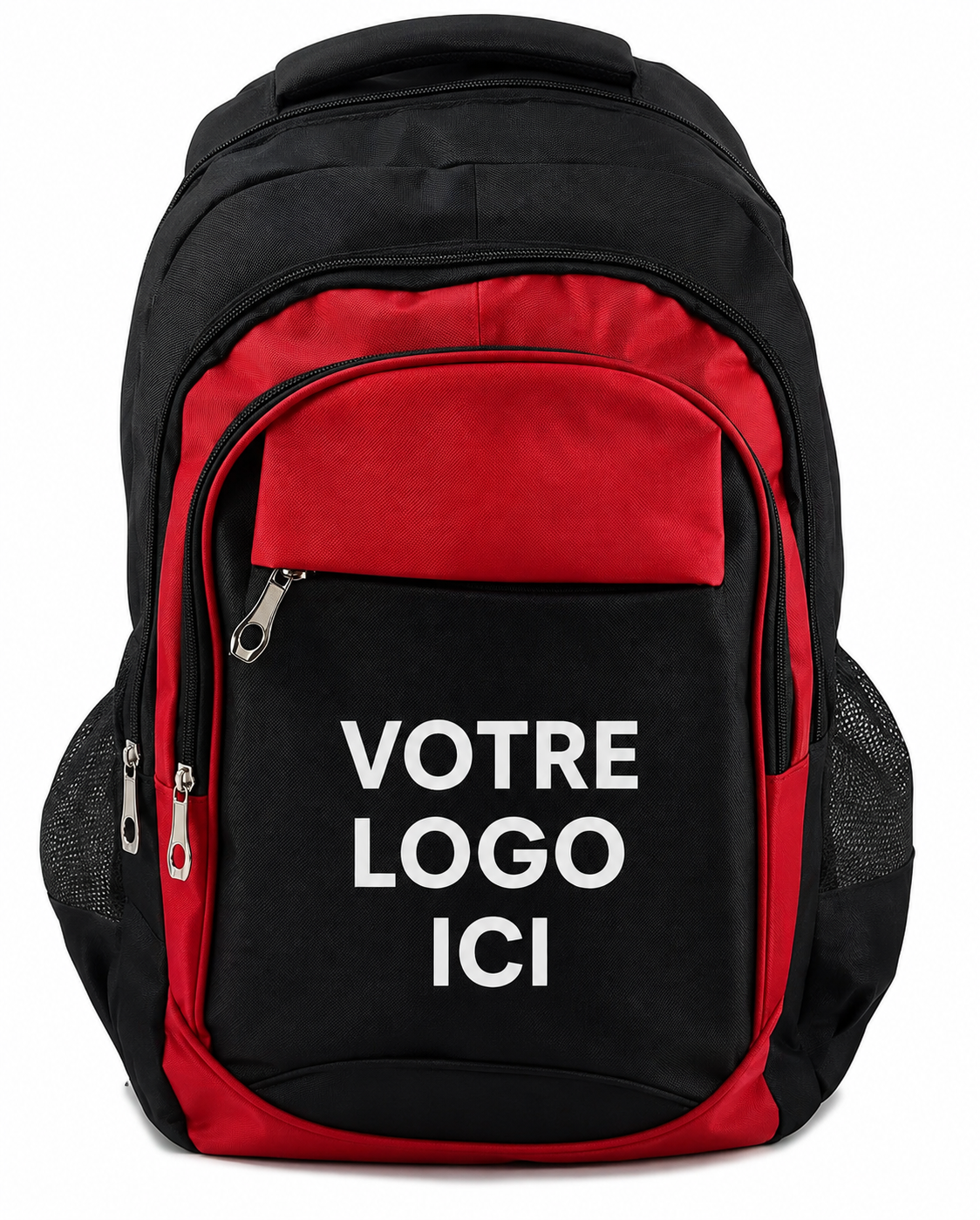 Sac à dos club — noir & rouge