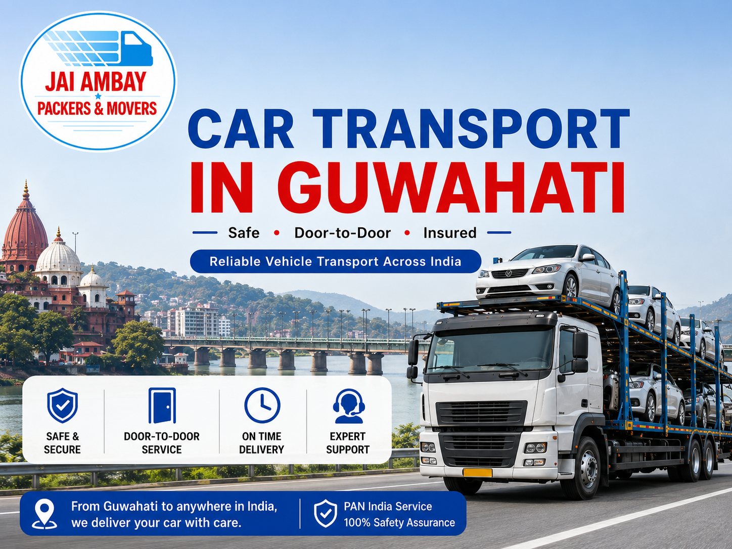 Car & Bike Transport from Guwahati — Updated Pricing for 2026
