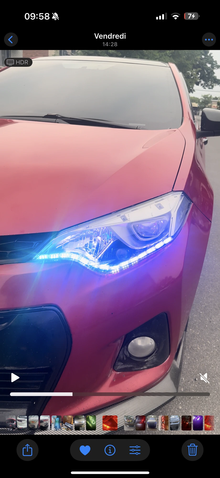 Corolla front-end detail